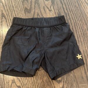 GUCCI toddler black monogram bathing suit. Size 12-18 months.